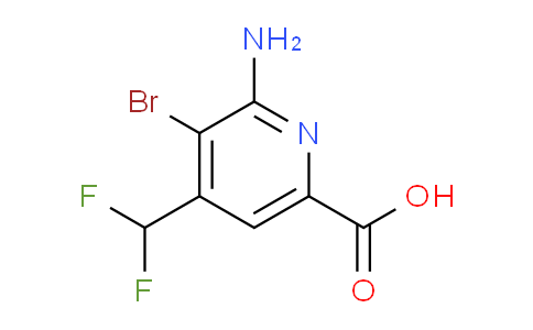 AM134308 | 1804721-10-5 | 2-Amino-3-bromo-4-(difluoromethyl)pyridine-6-carboxylic acid