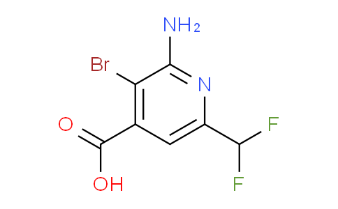 AM134309 | 1806888-82-3 | 2-Amino-3-bromo-6-(difluoromethyl)pyridine-4-carboxylic acid