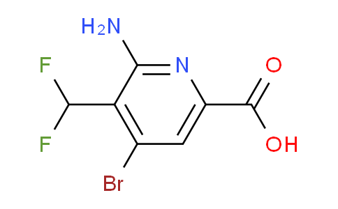 2-Amino-4-bromo-3-(difluoromethyl)pyridine-6-carboxylic acid