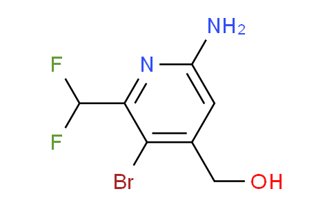 6-Amino-3-bromo-2-(difluoromethyl)pyridine-4-methanol