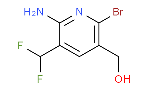 2-Amino-6-bromo-3-(difluoromethyl)pyridine-5-methanol