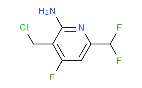 2-Amino-3-(chloromethyl)-6-(difluoromethyl)-4-fluoropyridine
