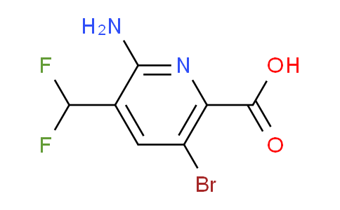 2-Amino-5-bromo-3-(difluoromethyl)pyridine-6-carboxylic acid