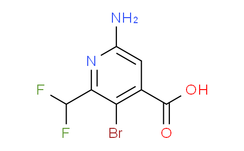 AM134318 | 1806804-23-8 | 6-Amino-3-bromo-2-(difluoromethyl)pyridine-4-carboxylic acid