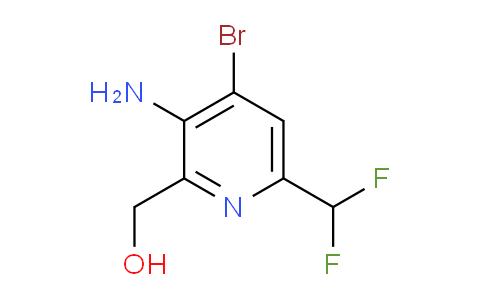 3-Amino-4-bromo-6-(difluoromethyl)pyridine-2-methanol