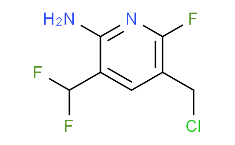 2-Amino-5-(chloromethyl)-3-(difluoromethyl)-6-fluoropyridine