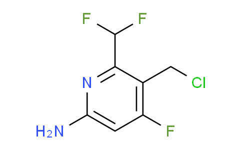 6-Amino-3-(chloromethyl)-2-(difluoromethyl)-4-fluoropyridine