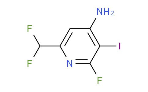 4-Amino-6-(difluoromethyl)-2-fluoro-3-iodopyridine