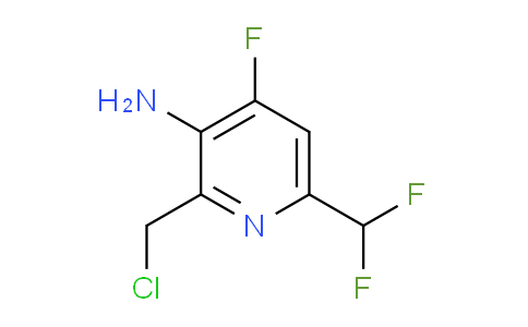 3-Amino-2-(chloromethyl)-6-(difluoromethyl)-4-fluoropyridine