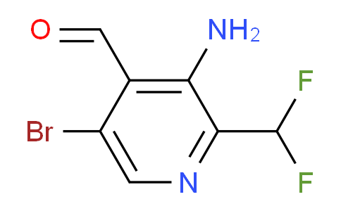 3-Amino-5-bromo-2-(difluoromethyl)pyridine-4-carboxaldehyde
