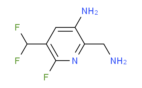 3-Amino-2-(aminomethyl)-5-(difluoromethyl)-6-fluoropyridine