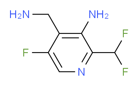 3-Amino-4-(aminomethyl)-2-(difluoromethyl)-5-fluoropyridine