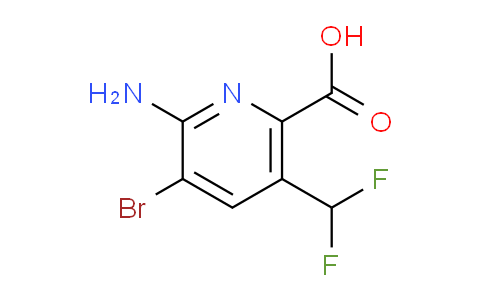 AM134369 | 1805205-65-5 | 2-Amino-3-bromo-5-(difluoromethyl)pyridine-6-carboxylic acid