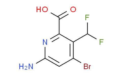 AM134378 | 1804696-65-8 | 6-Amino-4-bromo-3-(difluoromethyl)pyridine-2-carboxylic acid