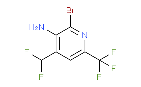 AM134399 | 1806833-28-2 | 3-Amino-2-bromo-4-(difluoromethyl)-6-(trifluoromethyl)pyridine