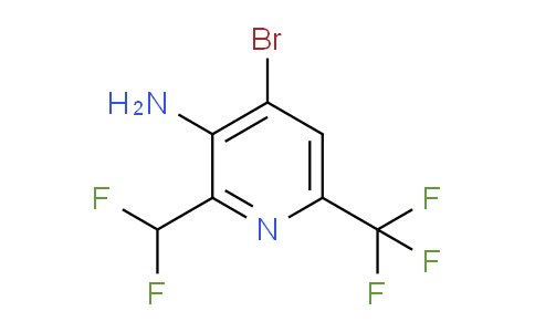 AM134402 | 1805263-86-8 | 3-Amino-4-bromo-2-(difluoromethyl)-6-(trifluoromethyl)pyridine