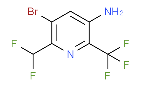AM134413 | 1805089-46-6 | 3-Amino-5-bromo-6-(difluoromethyl)-2-(trifluoromethyl)pyridine
