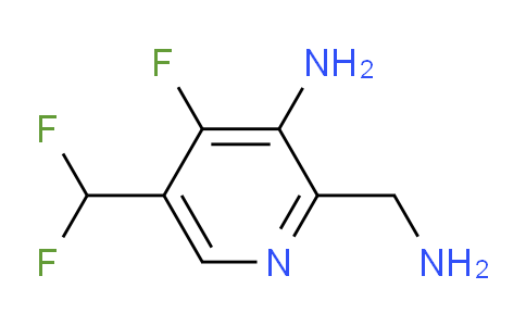 3-Amino-2-(aminomethyl)-5-(difluoromethyl)-4-fluoropyridine