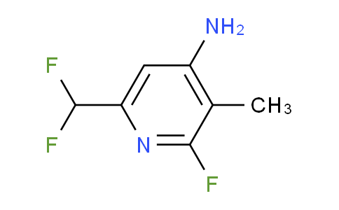 AM134430 | 1805270-19-2 | 4-Amino-6-(difluoromethyl)-2-fluoro-3-methylpyridine
