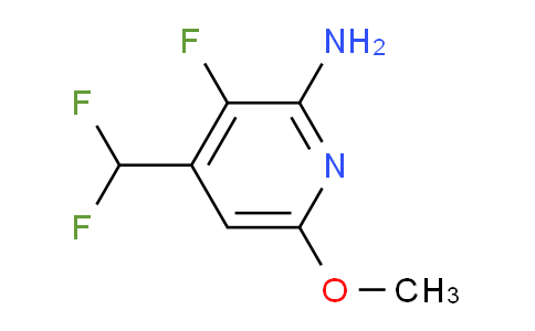 2-Amino-4-(difluoromethyl)-3-fluoro-6-methoxypyridine