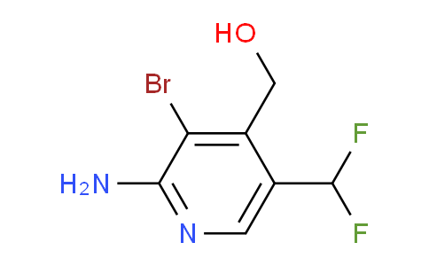 2-Amino-3-bromo-5-(difluoromethyl)pyridine-4-methanol