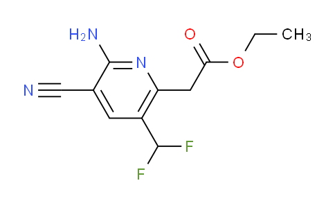 AM134459 | 1806810-64-9 | Ethyl 2-amino-3-cyano-5-(difluoromethyl)pyridine-6-acetate