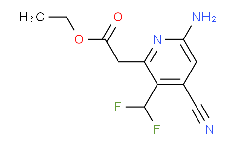 AM134460 | 1806838-39-0 | Ethyl 6-amino-4-cyano-3-(difluoromethyl)pyridine-2-acetate