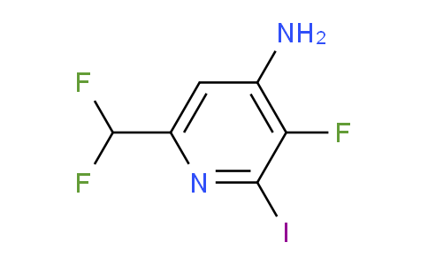 AM134473 | 1804487-31-7 | 4-Amino-6-(difluoromethyl)-3-fluoro-2-iodopyridine