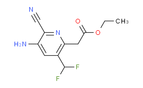 AM134477 | 1804944-29-3 | Ethyl 3-amino-2-cyano-5-(difluoromethyl)pyridine-6-acetate