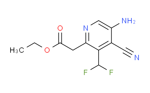 AM134481 | 1804485-97-9 | Ethyl 5-amino-4-cyano-3-(difluoromethyl)pyridine-2-acetate