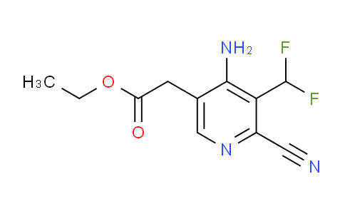 AM134486 | 1805110-45-5 | Ethyl 4-amino-2-cyano-3-(difluoromethyl)pyridine-5-acetate