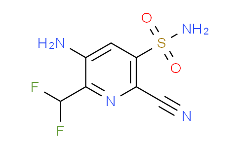 AM134489 | 1804945-67-2 | 3-Amino-6-cyano-2-(difluoromethyl)pyridine-5-sulfonamide