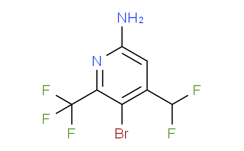 AM134492 | 1806806-03-0 | 6-Amino-3-bromo-4-(difluoromethyl)-2-(trifluoromethyl)pyridine