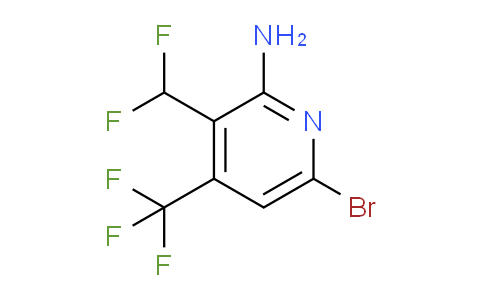 AM134494 | 1805263-80-2 | 2-Amino-6-bromo-3-(difluoromethyl)-4-(trifluoromethyl)pyridine