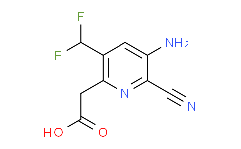 AM134502 | 1805937-63-6 | 3-Amino-2-cyano-5-(difluoromethyl)pyridine-6-acetic acid