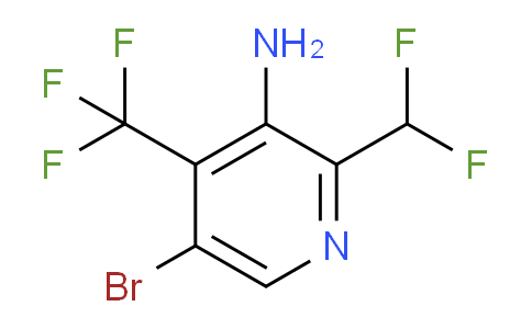 AM134510 | 1804694-93-6 | 3-Amino-5-bromo-2-(difluoromethyl)-4-(trifluoromethyl)pyridine