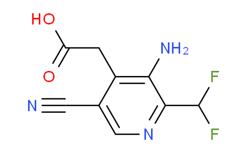 AM134514 | 1805348-86-0 | 3-Amino-5-cyano-2-(difluoromethyl)pyridine-4-acetic acid