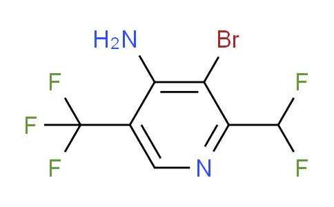 AM134521 | 1806806-51-8 | 4-Amino-3-bromo-2-(difluoromethyl)-5-(trifluoromethyl)pyridine