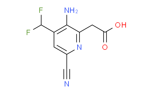 AM134533 | 1804485-63-9 | 3-Amino-6-cyano-4-(difluoromethyl)pyridine-2-acetic acid