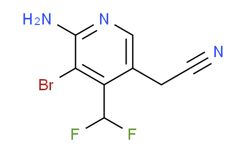 AM134537 | 1804449-61-3 | 2-Amino-3-bromo-4-(difluoromethyl)pyridine-5-acetonitrile