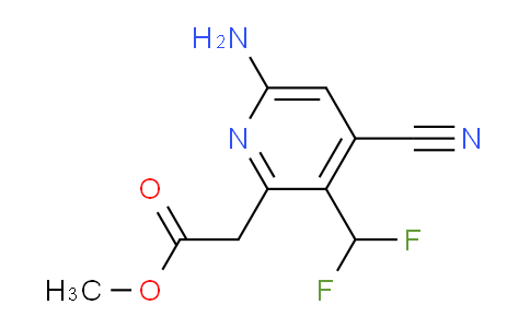 AM134541 | 1806838-03-8 | Methyl 6-amino-4-cyano-3-(difluoromethyl)pyridine-2-acetate