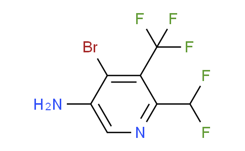 5-Amino-4-bromo-2-(difluoromethyl)-3-(trifluoromethyl)pyridine