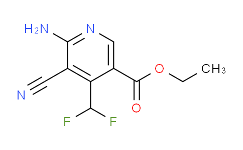 Ethyl 2-amino-3-cyano-4-(difluoromethyl)pyridine-5-carboxylate