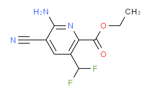 Ethyl 2-amino-3-cyano-5-(difluoromethyl)pyridine-6-carboxylate