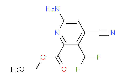 Ethyl 6-amino-4-cyano-3-(difluoromethyl)pyridine-2-carboxylate