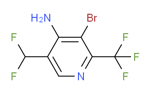 AM134556 | 1806833-76-0 | 4-Amino-3-bromo-5-(difluoromethyl)-2-(trifluoromethyl)pyridine