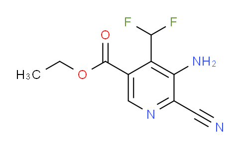 AM134562 | 1805936-53-1 | Ethyl 3-amino-2-cyano-4-(difluoromethyl)pyridine-5-carboxylate