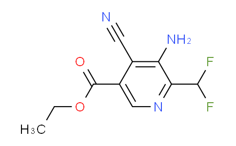 AM134564 | 1805348-46-2 | Ethyl 3-amino-4-cyano-2-(difluoromethyl)pyridine-5-carboxylate