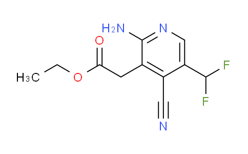 AM134568 | 1804978-44-6 | Ethyl 2-amino-4-cyano-5-(difluoromethyl)pyridine-3-acetate