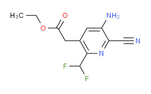 AM134570 | 1805341-12-1 | Ethyl 3-amino-2-cyano-6-(difluoromethyl)pyridine-5-acetate
